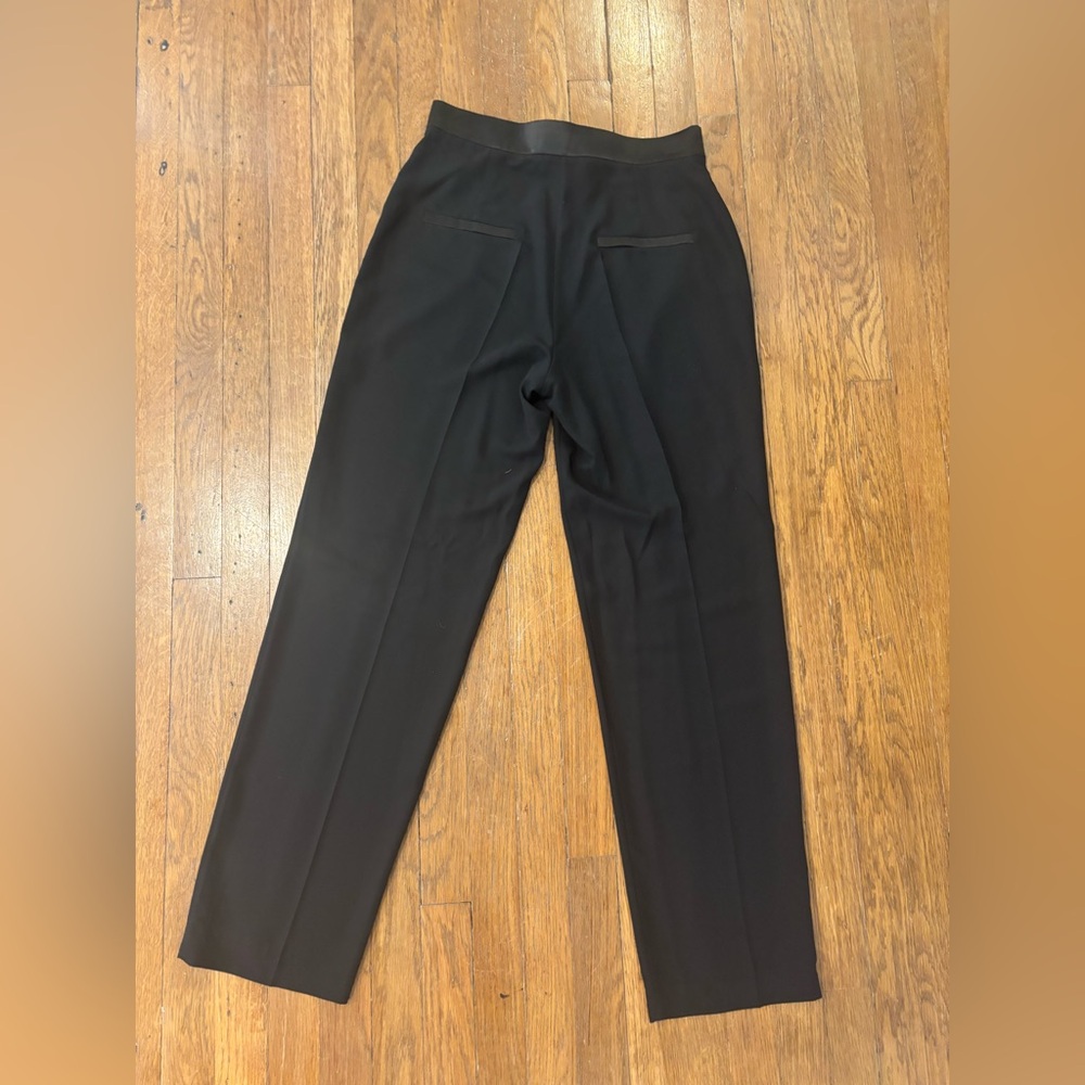 GIZIA: BLACK PANTS WITH SIDE POCKET DETAIL (UNWORN) - Picture 6 of 11
